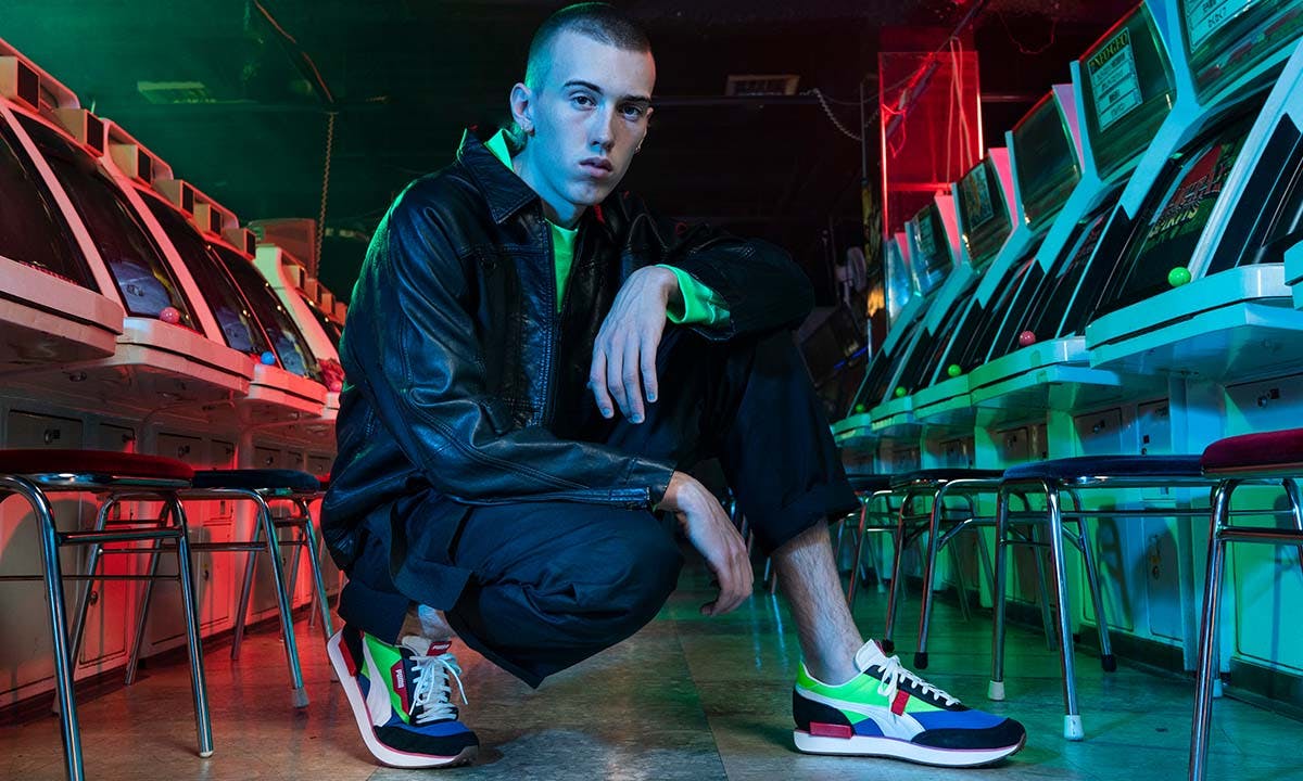 This PUMA Rider Lookbook Is a Trip Back to Your Arcade Days